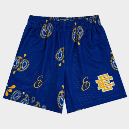 Eric Emanuel Basic Short Paisley Royal Blue