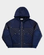 Eric Emanuel Quilted Jacket Navy
