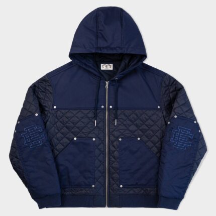 Eric Emanuel Quilted Jacket Navy