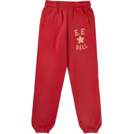 Eric Emanuel Star red sweatpants