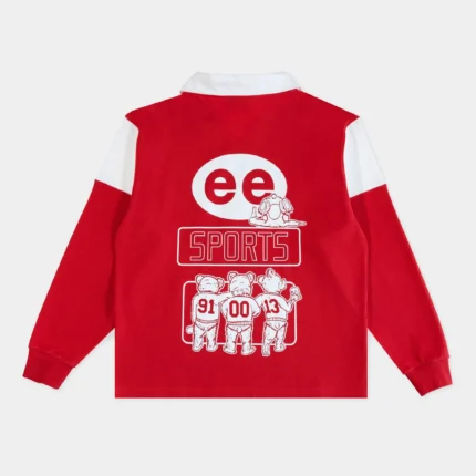 Eric Emanuel mascot rugby red