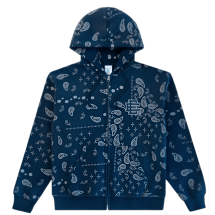 Eric Emanuel paisley zip-up hoodie
